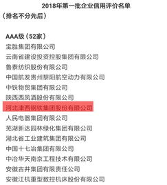 津西集團(tuán)榮獲AAA級(jí)信譽(yù)企業(yè)稱號(hào)，樹立行業(yè)信用標(biāo)桿